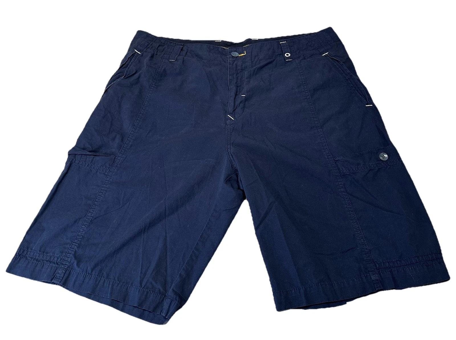 Tommy Bahama Unique Island Zone Cargo Shorts Men Size 36 Navy Blue