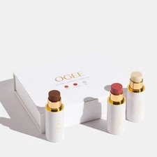 🧡 Ogee Crystal Contour Collection– Copper, Rose Quartz & Opal – NEW! Face Stick