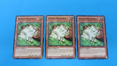 3x  NIMBLE MOMONGA   LCYW-EN235  1ST EDITION  COMMON  YUGIOH NM UNPLAYED