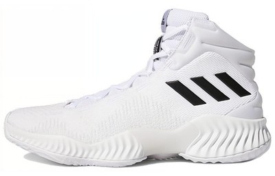 adidas Pro Bounce 2018 Basketball Shoes Men's White Black FW5745