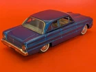 RARE Blue Bandai 1960-1963 Ford Falcon Friction Tin Toy Car, Rare, Japan