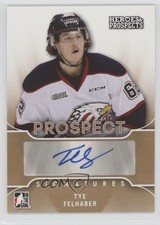 2015-16 Leaf ITG Heroes & Prospects Prospect Auto Tye Felhaber #PS-TF1 Auto 8q4