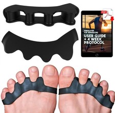 PrimalStep Toe Separators, Spreaders, Spacers, Straightener to Correct Toes S/M