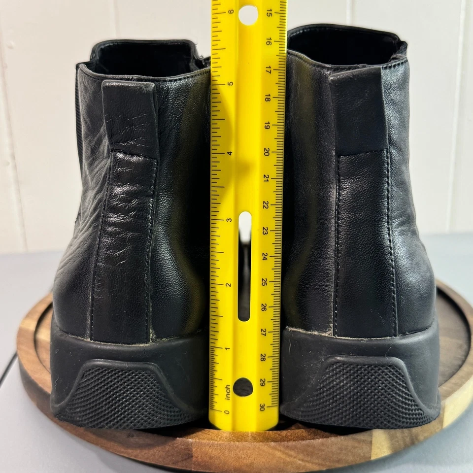 Botines Chelsea Rockport de cuero negros con cremallera lateral para mujer talla 9M Foto 4 de 4