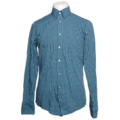 Redmond, Hemd, Größe: 39/40, REDMOND Slim Fit, Blau/Grün/Schwarz, Baumwolle #Qm2