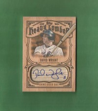 DAVID WRIGHT HOF METS / HEAVY LUMBER ON CARD AUTO / 2026 TOPPS SERIES 1 BASEBALL