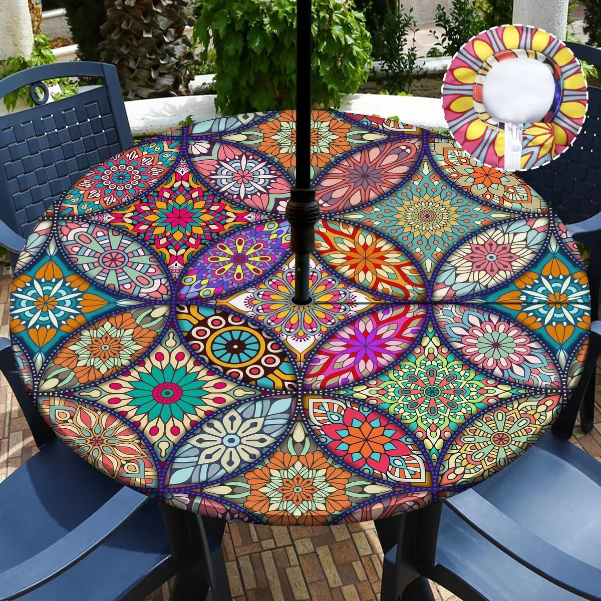 discount offset patio umbrellas Stepless Tilt Cantilever Umbrella 1980 Bianchi Mondiale Specialissima Personalization:Name or Initials top design with a Best Choice Products Wicker Side Table with Umbrella Hole  Square PE Rattan Outdoor End Table for Patio  Garden  Poolside  Deck w/UV-Resistant Frame  Storage Space - Black