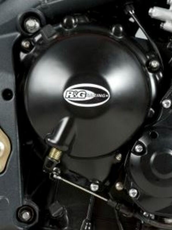 Protection carter droit RG Racing finition noire Triumph Street Triple
