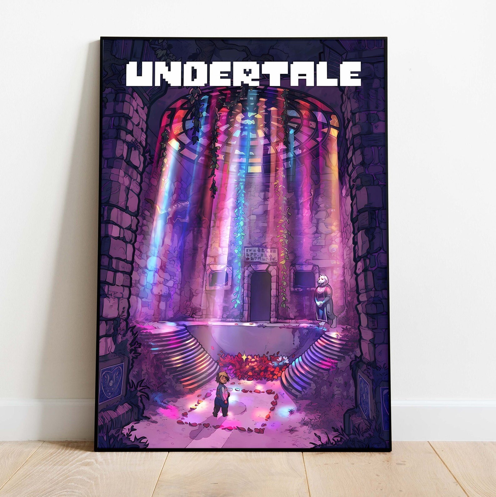 Undertale Underground Ruins Fantasy Indie Game Art Poster