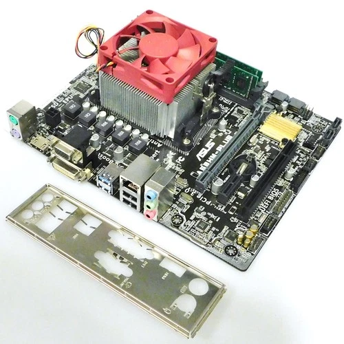 ASUS A68HM-PLUS mATX Sockel FM2+ AMD A10-7860 3,6GHz 16GB Blende ~mit Rechnung