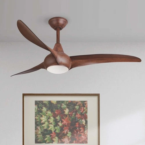 Minka Aire Light Wave 52" Ceiling Fan - Coal 3-Blade Remote Control - Picture 3 of 6