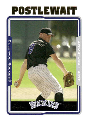 2005 Topps Updates & Highlights #UH278 Jake Postlewait