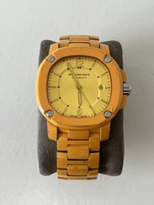 Burberry Britain BBY1204 Swiss Automatik Herrenuhr 43mm Gelb Analog Zifferblatt