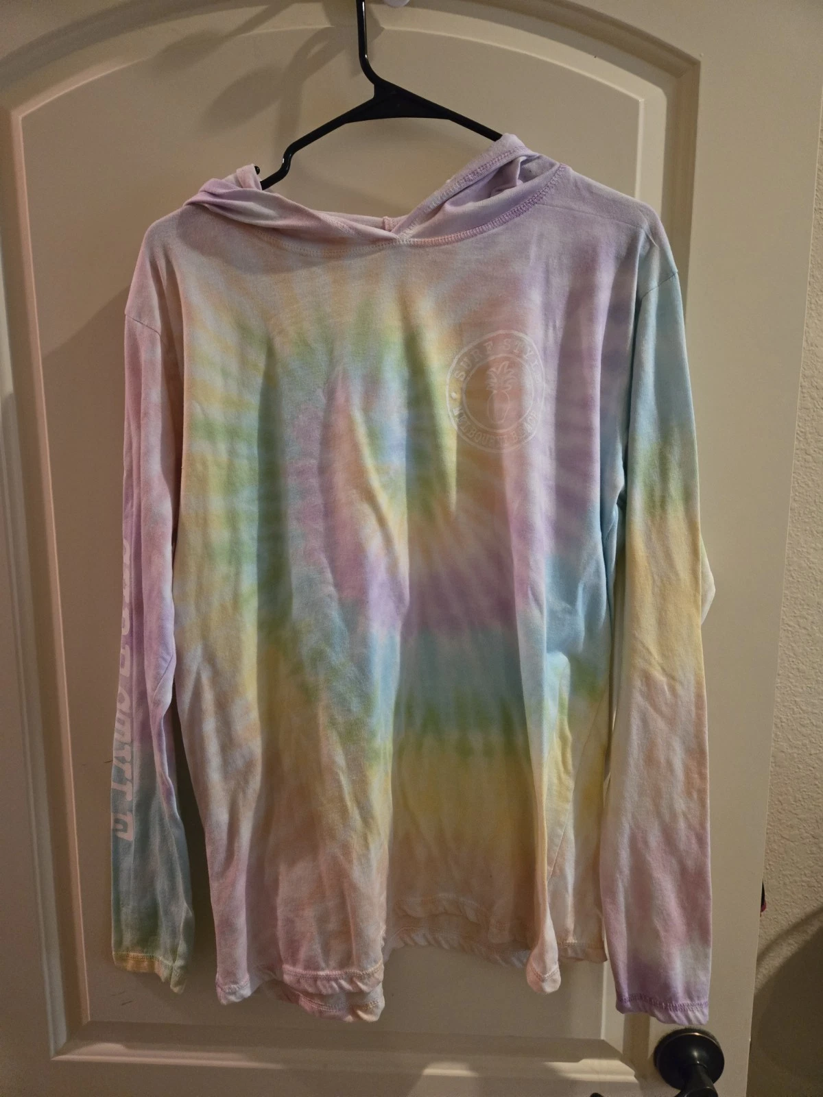 Surf Style Hoodie Tie Dye Melbourne Beach Size Xl
