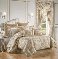 J. Queen Sandstone Beige/Ivory Damask Califor...