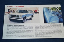 1985 Gmc K Jimmy 4x4 Sierra Original Dealer Advertisement Ad 85