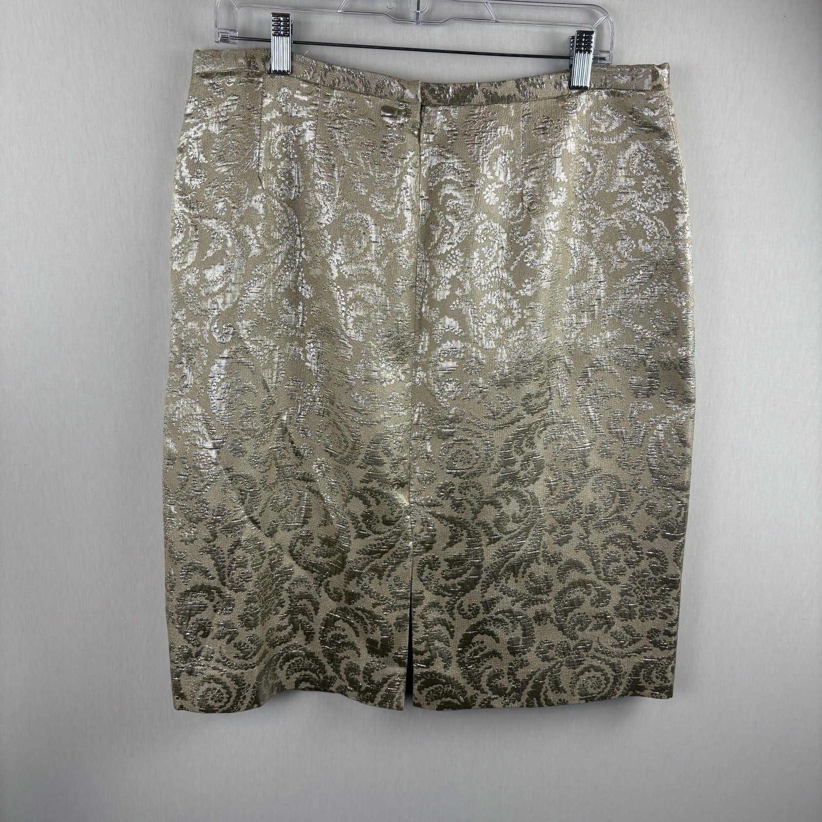 VTG Designs by Seymour Suit Jacket Skirt Set Mother of Bride Cocktail Gold Glam