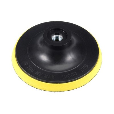4 Inch Hook and Loop Backing Backer Pads with M10 Female Thread