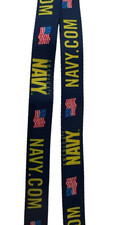 US NAVY LANYARD Key chain Neck strap ID Holder Breakaway Clasp Blue Military