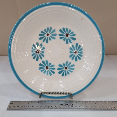 Plato de cena de colección Fiesta Ware 10" margarita hawaiana HLC EE. UU. pequeñas manchas de óxido - Imagen 2 de 5