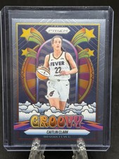 2025 WNBA Panini Prizm Caitlin Clark Groovy Indiana Fever 🔥