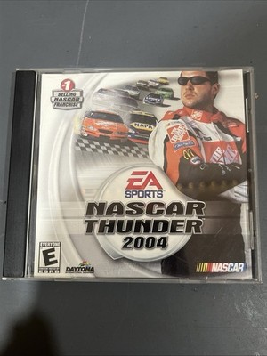 NASCAR Thunder 2004 PC CD-ROM With Manual Clean Disc EA Sports Race Game! 2004