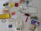 Miniature Dollhouse Home Decorator items-Mirrors Doily Telephone, Tv Globe More