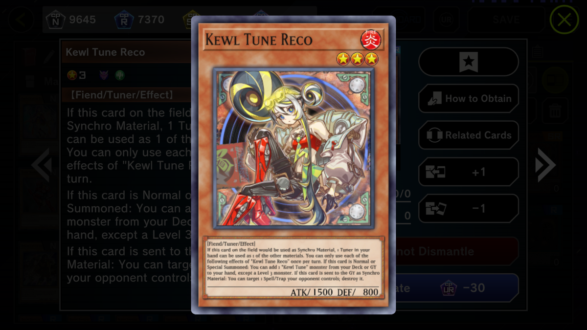 YuGiOh Master Duel - KEWL TUNE Deck (Customizable) | eBay