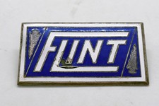 Original 1923-1925 Flint Radiator Emblem With Original Mounting Bracket -vintage Original 1923-1925 Flint Radiator Emblem With Original Mounting Bracket -vintage