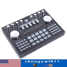 Voice Changer Sound Live Sound Card for Live Streaming Audio Mixer Broadcast
