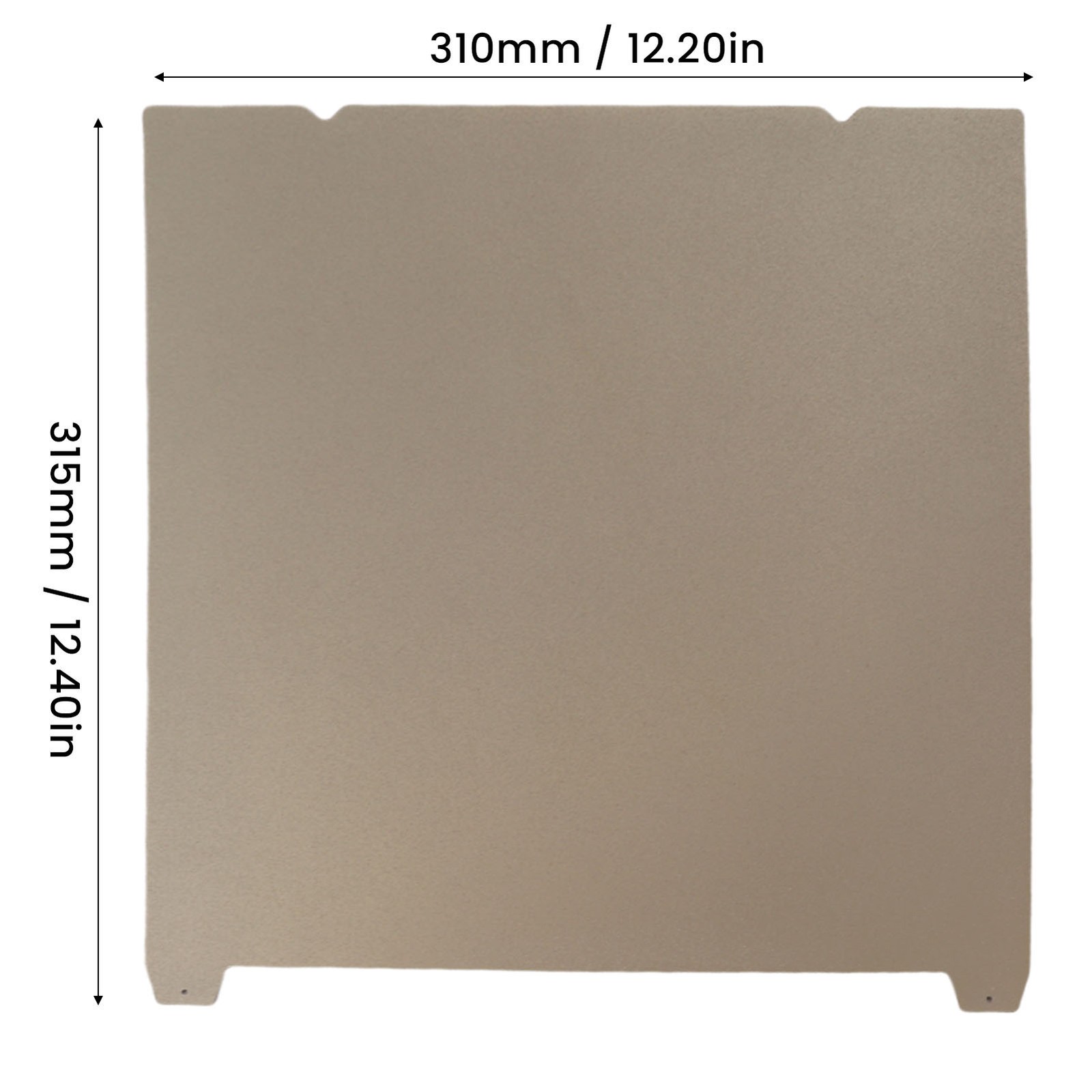 3D -Drucker Strukturiertes PEI -Druckbett Glatt Unten Genaue Positionierung Der - Bild 3