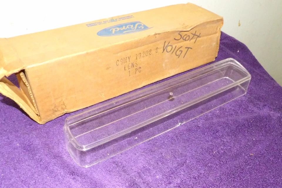 Mercury Marquis Brougham Marauder X-100 1969 nuevo de colección lente de lámpara de estacionamiento señal frontal Foto 2 de 4