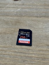 SanDisk Extreme Pro 256GB SD Class 10 SDXC Memory Card 200mb/S