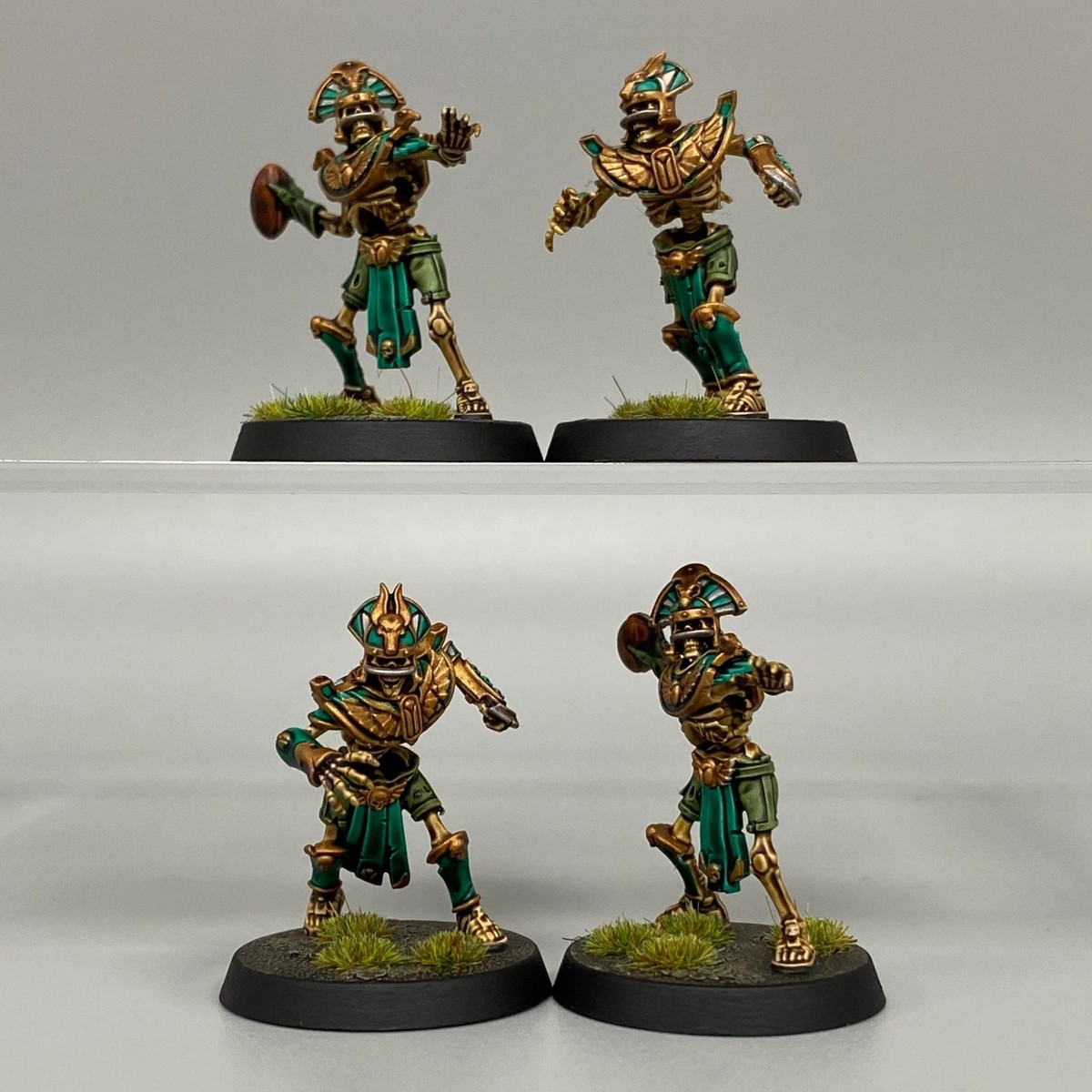 Games Workshop Blood Bowl – Team Tomb Kings – Nehekhara Nightmares – 14 Figurines Plastique