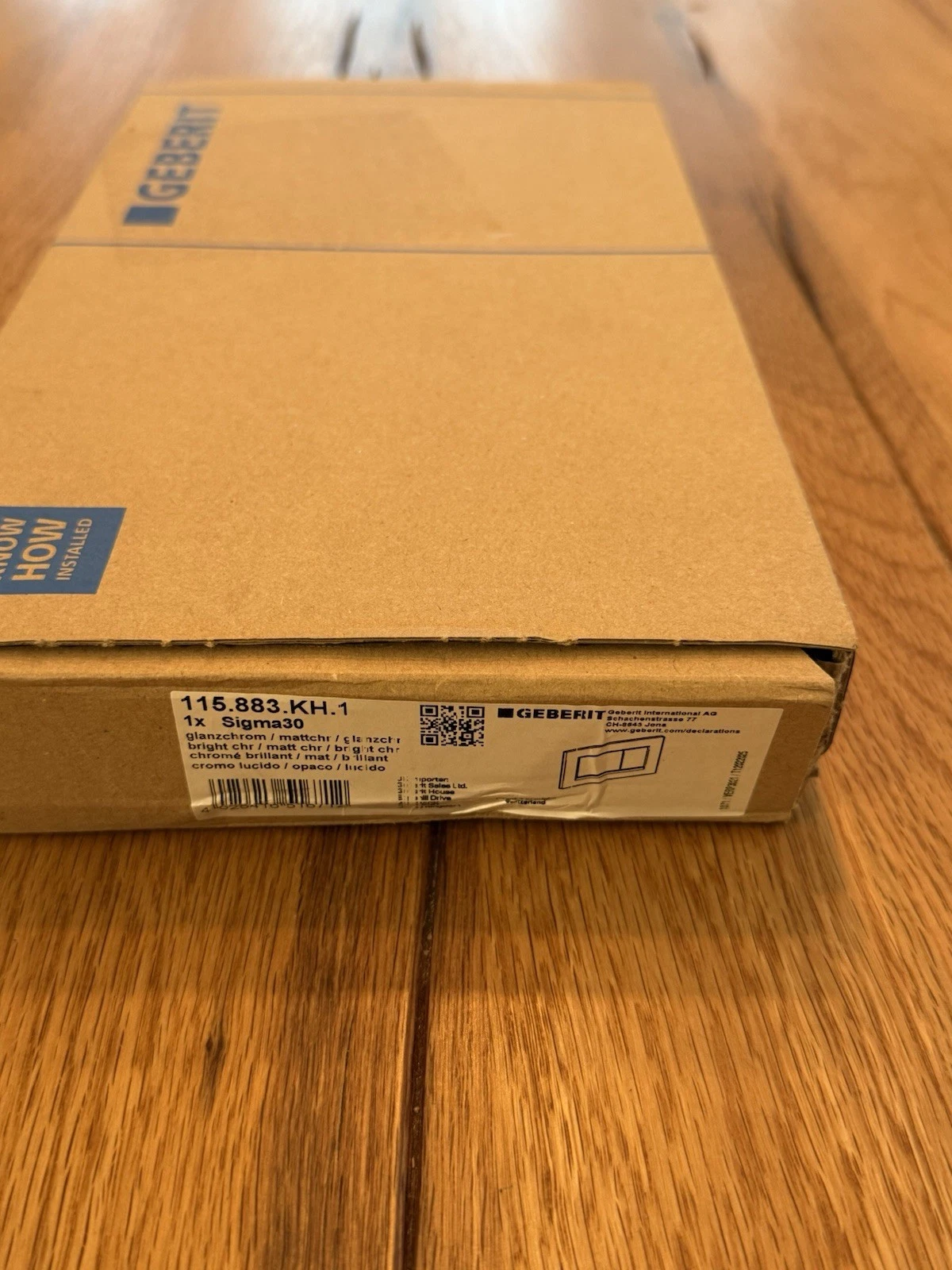 Geberit 115.883.KH.1 Sigma 30 Dual Flush Plate Chrome - Brand New Boxed 2