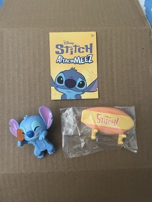 Just Play Disney Stitch Attachmeez Stitch With Popsicle Figure & Mini Surf Board