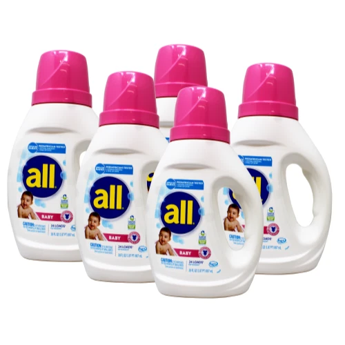 All Liquid Laundry Detergent, Gentle for Baby, 24 Loads, 30 fl oz - 5 Pack
Opens in a new window or