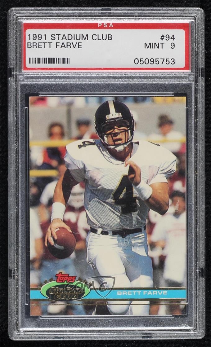 1991 Stadium Club STADIUM CLUB #94 Brett Farve front