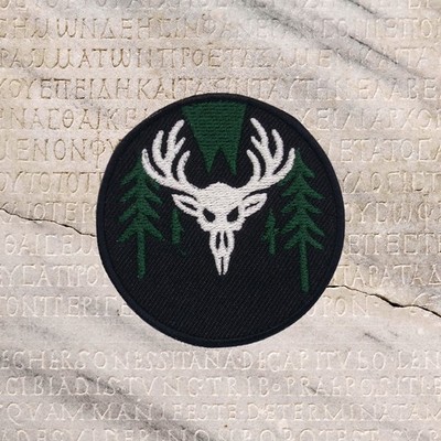 Wendigo Patch Iron On Applique - Cryptid Badge - Bigfoot Festival - Myth Legend