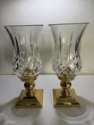 Pair Of Waterford Crystal Lismore Hurricanes