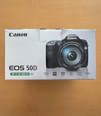 Canon EOS 50D 15,1 MP mit EF IS 18-200mm Objektiv - fachmännisch geprüft 2026