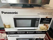 Panasonic NN-SB64QS 1100W 1.3 cu.ft. Stainless Steel Countertop Microwave