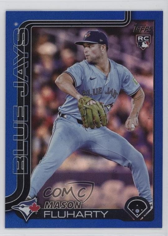 2025 Topps Update Blue Rainbow Foil /150 Mason Fluharty #US138 0tu4