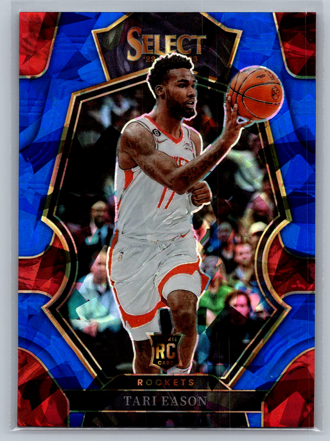 2022-23 Panini Select - Premier Level Tari Eason #183 Blue Cracked Ice Prizm...