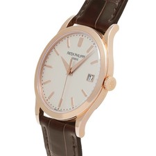 PATEK PHILIPPE Calatrava 5296R-010 Men's Opalin Rose Gold Automatic #W152 3
