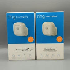 Lot of 2 Ring 5SM1S8-WEN0 Outdoor Motion Sensor - White Brand New