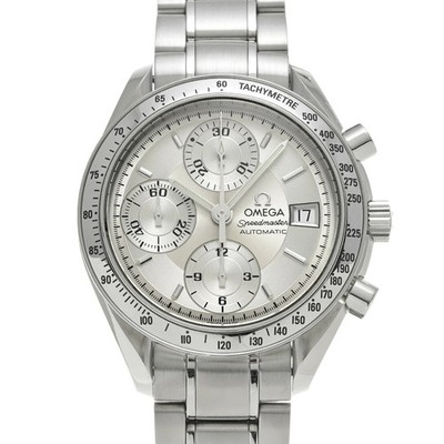OMEGA Speedmaster Date 3513.3 Silver Men's Used Watch #7147