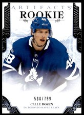 2017-18 Upper Deck Artifacts Rookie Calle Rosen 530/799 Toronto Maple Leafs