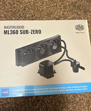 Cooler Master ML360 SUB-ZERO 360mm AIO Liquid CPU Cooler Black Intel LGA1200