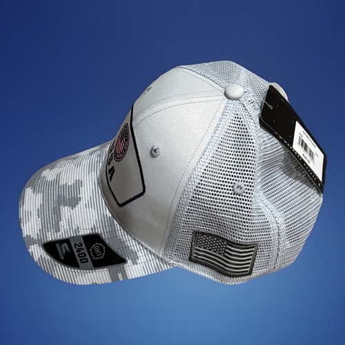 USA Operation Hat Trick Trucker Mesh Adjustable Cap Hat American Flag - Picture 11 of 14